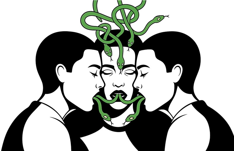 L’évitant dédaigneux sévère et la diffamation